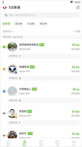 飞瓜数据使用2